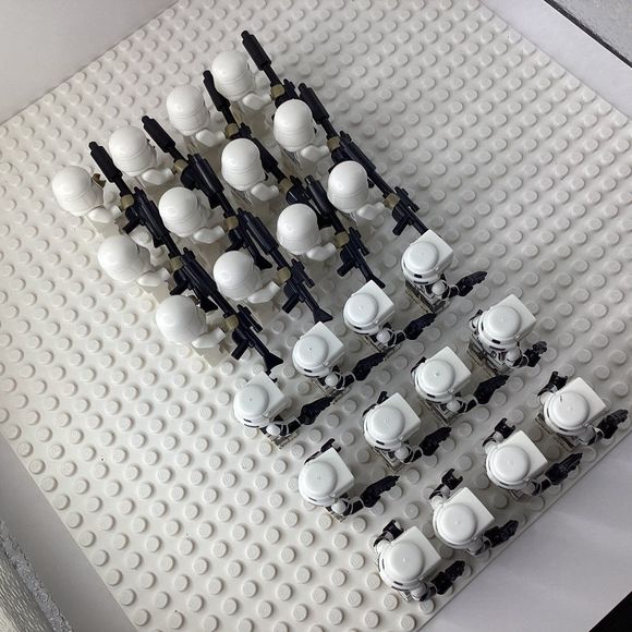 Star Wars minifigures Scout Troopers Snow Troopers LOT 24 minifigs total - Picture 3 of 8